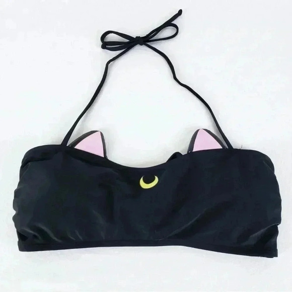 Sailor Moon Luna Cat Swim Top Size Small - Picture 2 of 6